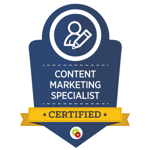 Content Marketing Specialist Certification